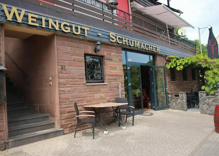 شقة Weingut Schumacher - Mit Privatem Saunabereich سانكت ديجيوند