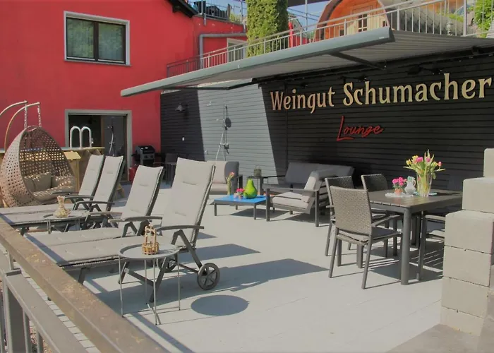 شقة Weingut Schumacher - Mit Privatem Saunabereich سانكت ديجيوند